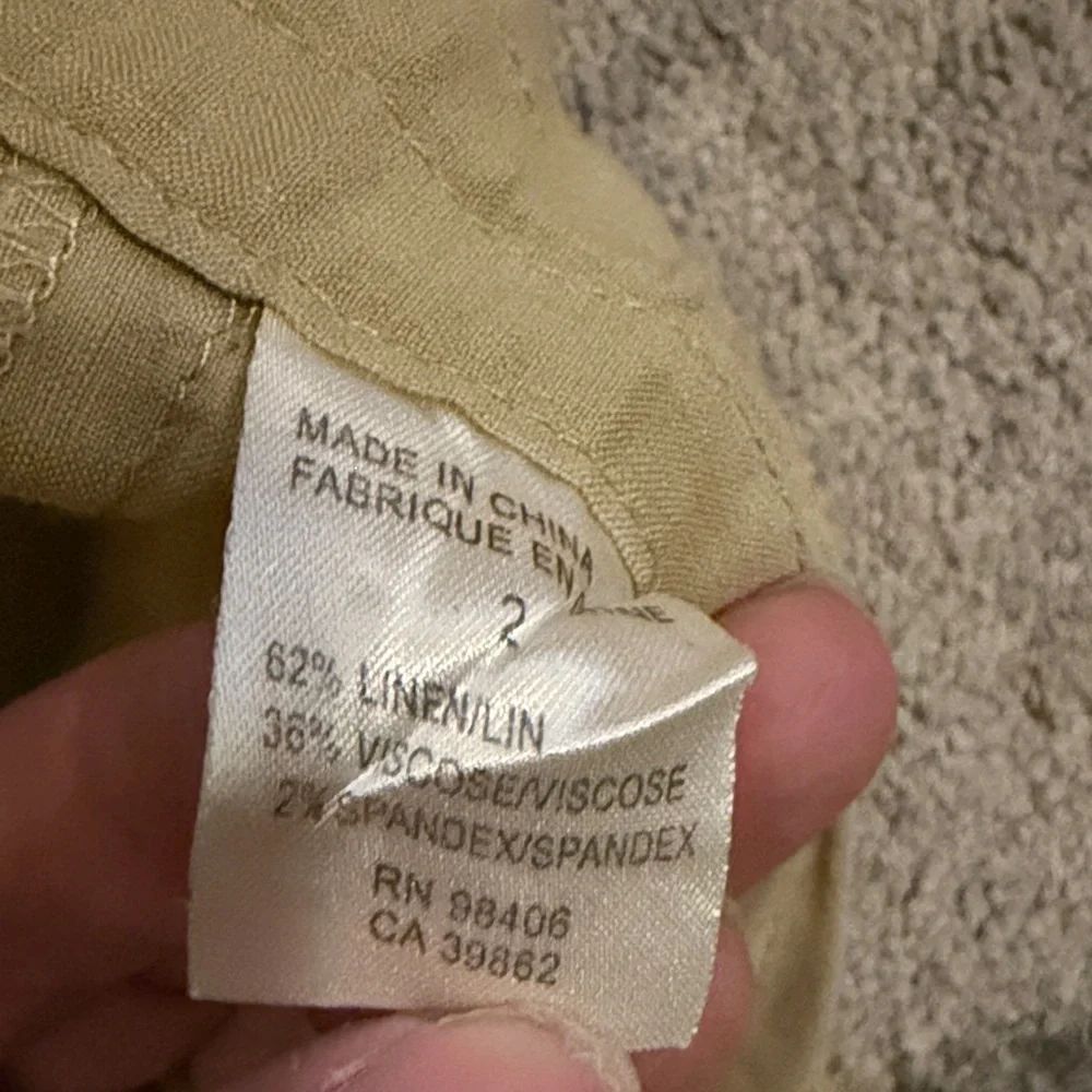(085)Theory Khaki Women's Cargo Shorts